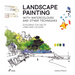 Landscape Painting with Watercolours and Other Techniques.: Exploring the Use of Lines and Colours.