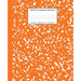 Marbled Composition Notebook: Pumpkin Marble Wide Ruled Paper Subject Book