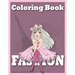Fashion Coloring Book For Teen Girls: sketch fashion book Gift for girls from 6 to 8 years old