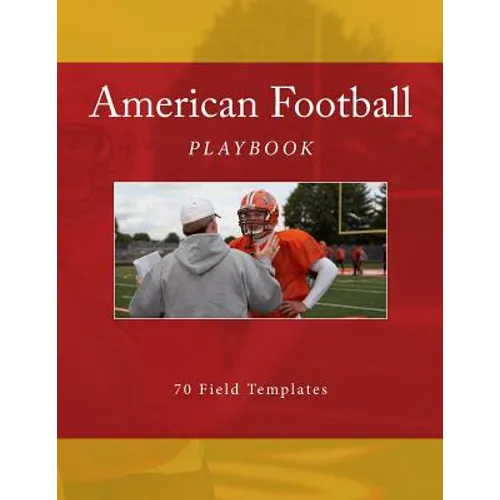 American Football Playbook: 70 Field Templates