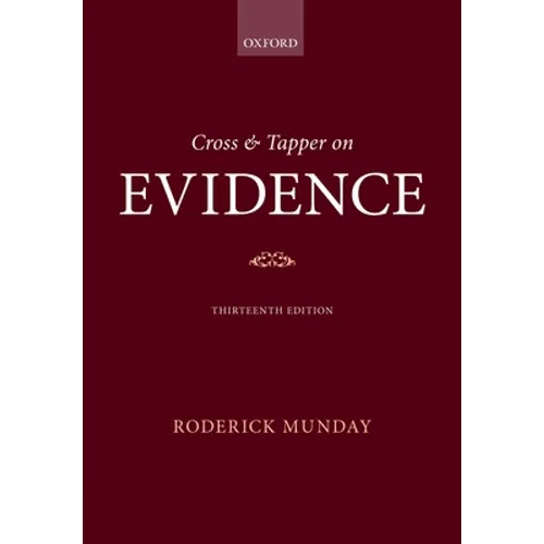 Cross & Tapper on Evidence
