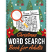 Christmas Word Search Book for Adults: Holiday themed word search puzzle book Puzzle Gift for Word Puzzle Lover Brain Exercise Game