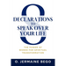 8 Declarations To Speak Over Your Life: The Power of Words for Spiritual Transformation