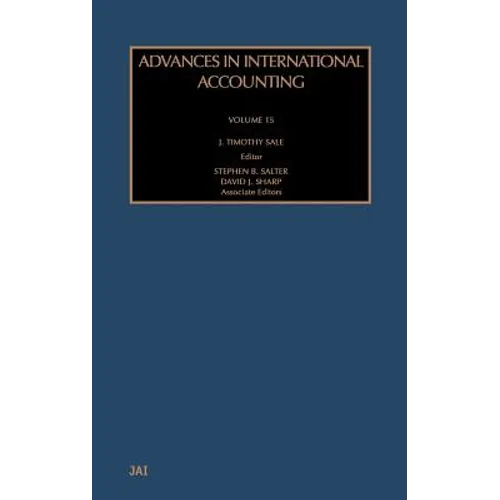Advances in International Accounting: Volume 15