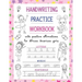 Handwriting Practice Workbook: With Positive Affirmations For African American Girls: Trace Print Letters, Words & Sentences: For Little Black Brown