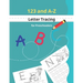 123 and A-Z Letter Tracing for Preschoolers: Kids learning activity book for practice alphabet writing coloring activities included