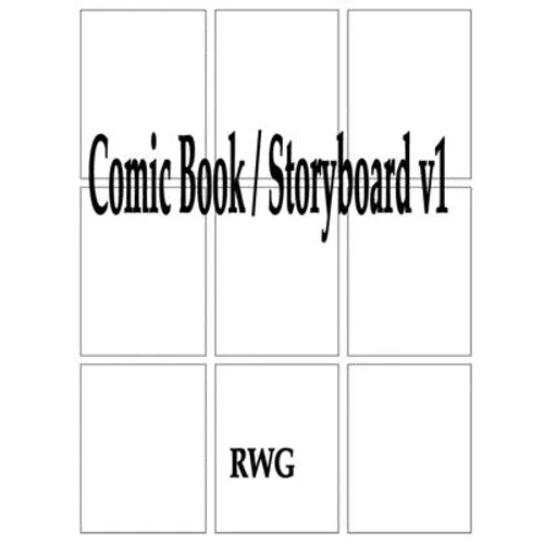 Comic Book / Storyboard v1: 200 Pages 8.5" X 11"