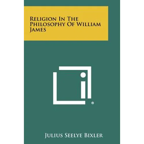 Religion In The Philosophy Of William James