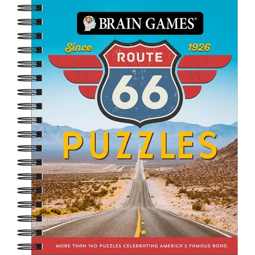 Brain Games - Route 66 Puzzles: More Than 140 Puzzles Celebrating America's Famous Road