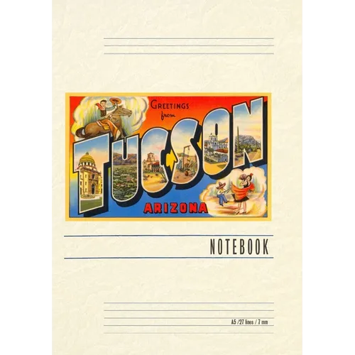 Vintage Lined Notebook Greetings from Tucson