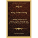 Being and Becoming: A Book of Lessons in the Science of Mind Showing How to Find the Personal Spirit 1925