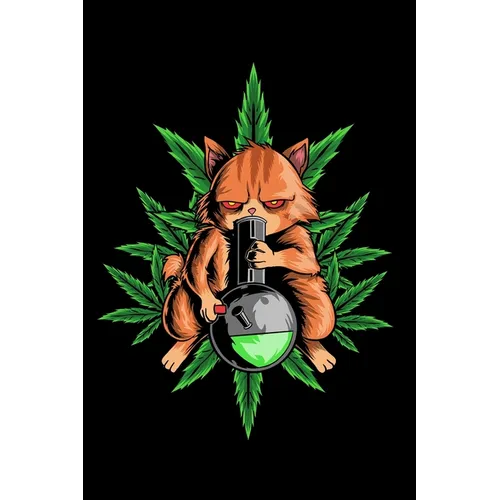 120 Pages DINA5: Cannabis Graphic Jorunal Book For Marijuana Smoker 120 Pages DINA5