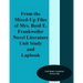 From the Mixed-Up Files of Mrs. Basil E. Frankweiler Novel Literature Unit Study and Lapbook