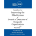 Guidelines for Improving the Effectiveness of Boards of Directors of Nonprofit Organizations