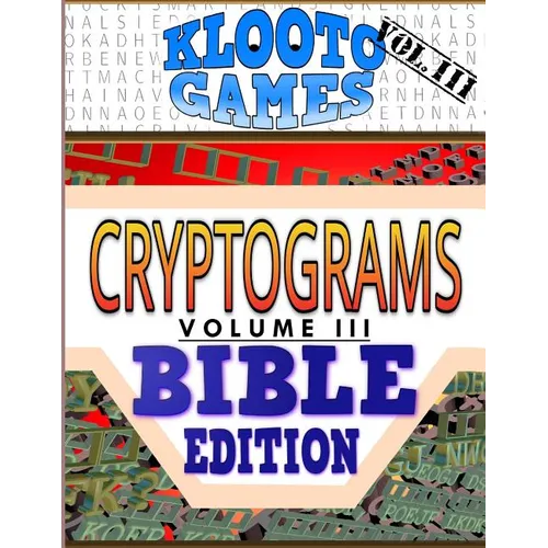 KLOOTO Games CRYPTOGRAMS Vol. III: Bible Edition