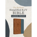 The Barbour Simplified Kjv--Large Print [Rust & Stone Cross]