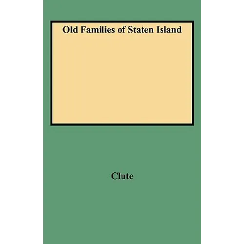 Old Families of Staten Island