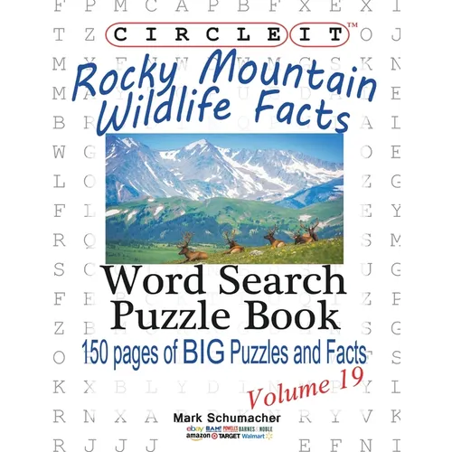 Circle It, Rocky Mountain Wildlife Facts, Word Search, Puzzle Book