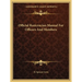 Official Rosicrucian Manual For Officers And Members
