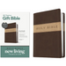 Premium Gift Bible Nlt, Filament Enabled, Tutone (Leatherlike, Dark Brown/Tan, Red Letter)