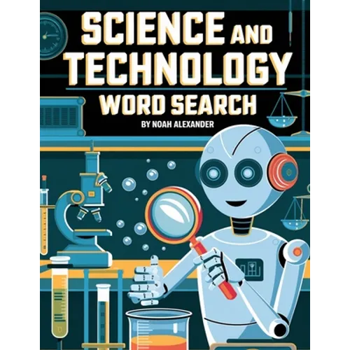 Science and Technology Word Search: 8.5x11 Large Print