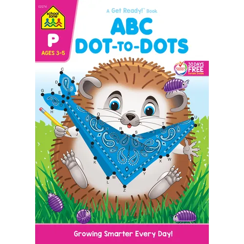 School Zone ABC Dot-To-Dots Workbook