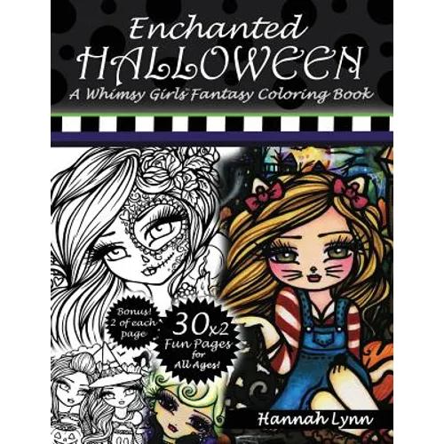 Enchanted Halloween: A Whimsy Girls Fantasy Coloring Book