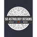 50 Astrology Designs: Adult Coloring Book - Over 50 coloring pages to color.