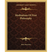 Meditations Of First Philosophy