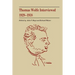 Thomas Wolfe Interviewed 1929-1938