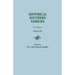 Historical Southern Families. in 23 Volumes. Volume XXI