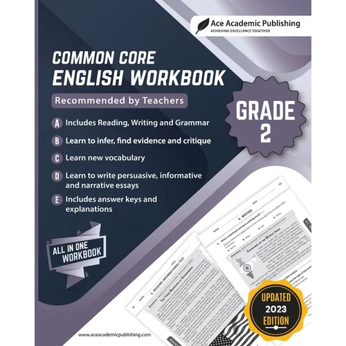 Common Core English Workbook: Grade 2
