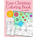 Easy Christian Coloring Book for Adults: Calming Large Print Psalms for Seniors and Beginners