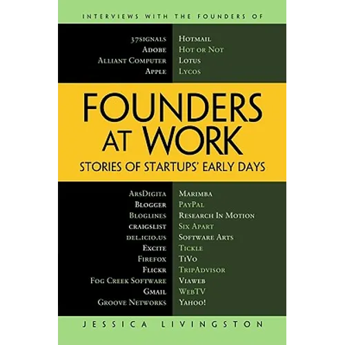 Founders at Work: Stories of Startups' Early Days