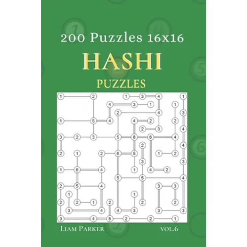 Hashi Puzzles - 200 Puzzles 16x16 vol.6