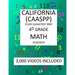 4th Grade CALIFORNIA CAASPP, MATH, Test Prep: 2019: 4th Grade California Assessment of Student Performance and Progress MATH Test prep/study guide