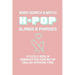 K-POP Slangs & Phrases: Word And Match Search Puzzle Activity Game Book In Korean And English Language Hand Love Sign Pink Theme Design Soft Cover