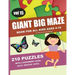 Giant Big Maze Book for All Kids Ages 4-16 - 210 Puzzles with 3 Different Level (Easy, Medium, Hard) - Vol 15: Maze Puzzles Activity Workbook for All