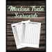 Mexican Train Scorecards: Scorecard Book Scorepad for Dominoes Tally Cards, Chicken Foot 8.5" x 11", 118 Pages