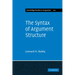 The Syntax of Argument Structure