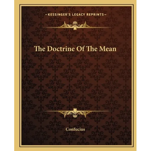 The Doctrine Of The Mean