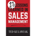 21 Lessons Learned in Sales Management