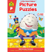School Zone Picture Puzzles Workbook with Stickers