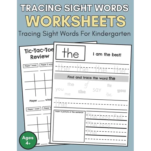 Tracing Sight Words Worksheets: Sight Words In Kindergarten, Tracing Sight Words Worksheets Kindergarten, Kindergarten First 100 Sight Words To Learn,