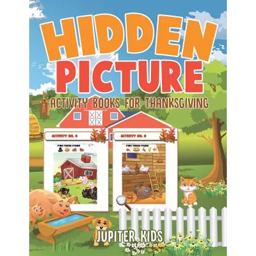 Hidden Picture Activity Books for Thanksgiving