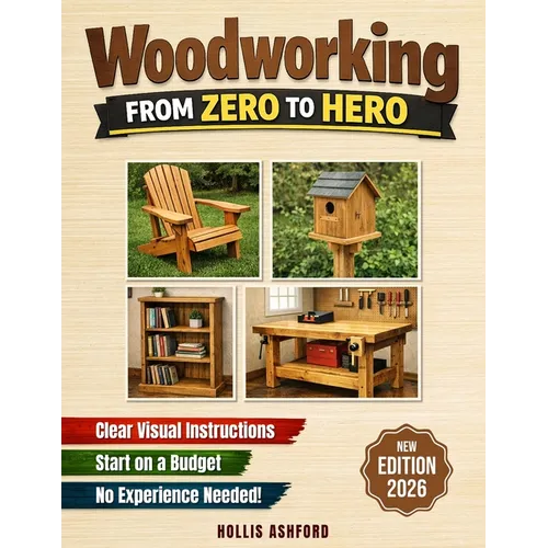 Woodworking from Zero to Hero: The Only Step-by-Step Guide You'll Ever Need to Master Essential Skills, Boost Your Confidence from Day One, and Quickl