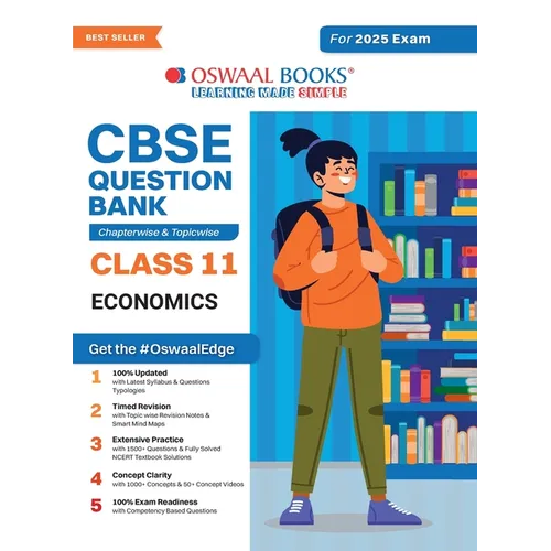 Oswaal CBSE Question Bank Class 11 Economics, Chapterwise and Topicwise Solved Papers For 2025 Exams