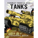Combat Vehicle and Tanks Coloring Book: Military Adults Coloring Book Stress Relieving Unique Design