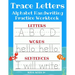 Trace Letters: Alphabet Handwriting Practice Workbook for Kids: ABC Print Handwriting Book & Preschool Writing Workbook with Sight Words for Pre K, Ki