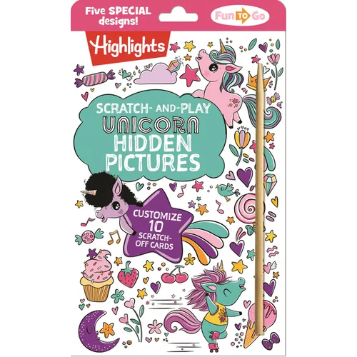 Scratch-And-Play Unicorn Hidden Pictures